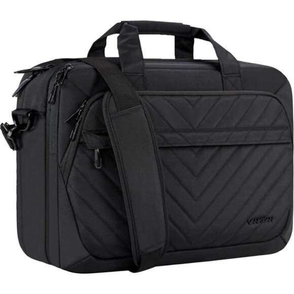 Laptop Briefcase for Women Men Fashion, TSA Friendly Expandable 17 Inch